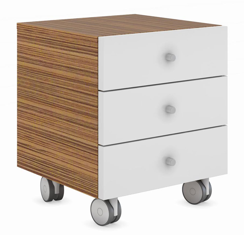 Купить Тумба подкатная KYU c 3-мя ящиками 0,45 м