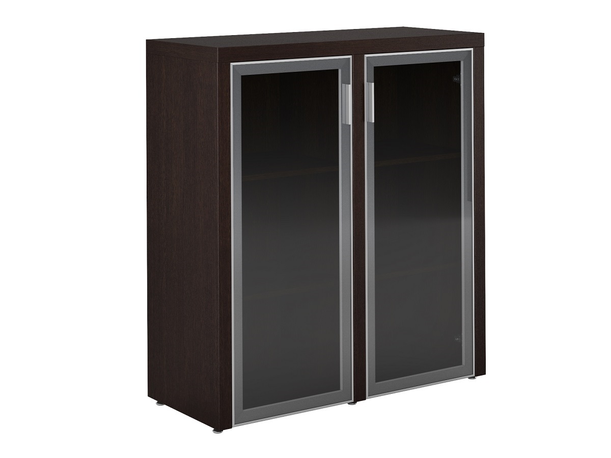 Купить Шкаф средний с 2-мя стеклянными дверцами TRIUMF TRF303.G (1150х485х1279)